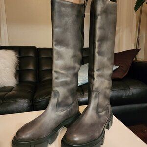 Free People Tall Brooks Military Moss size 38.5